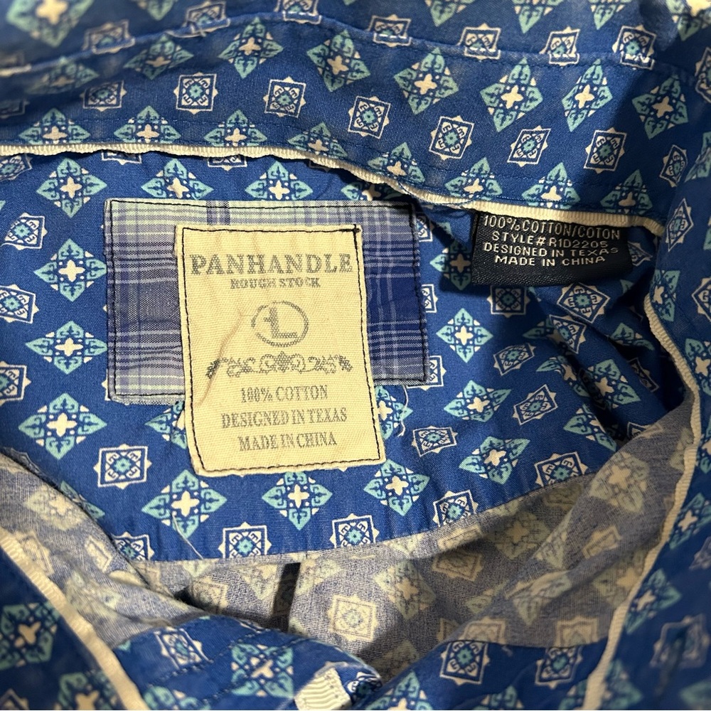 Blue Panhandle Button-up - Picture 6 of 8